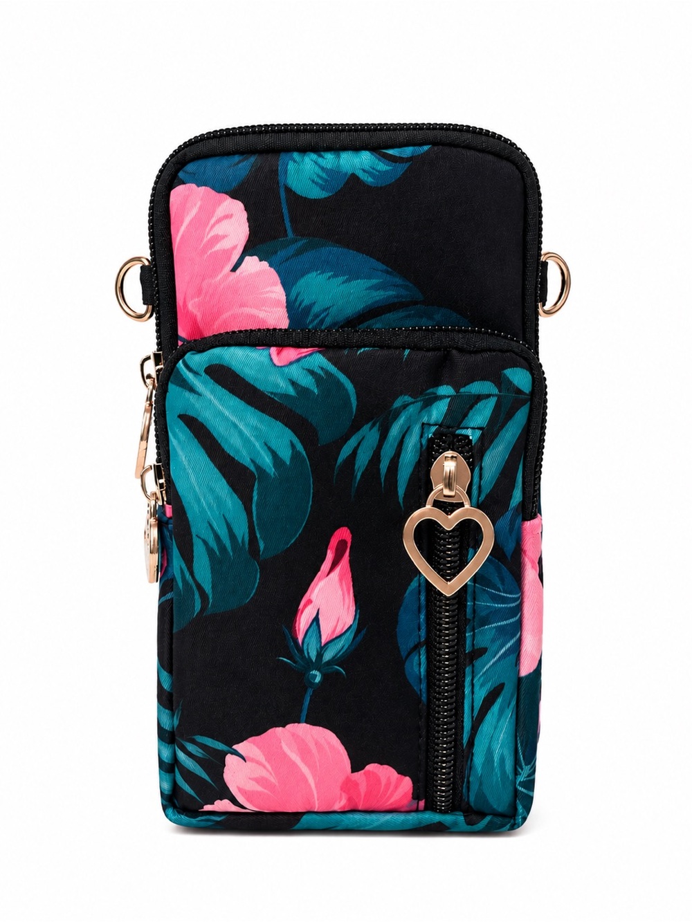 Floral crossbody phone bag